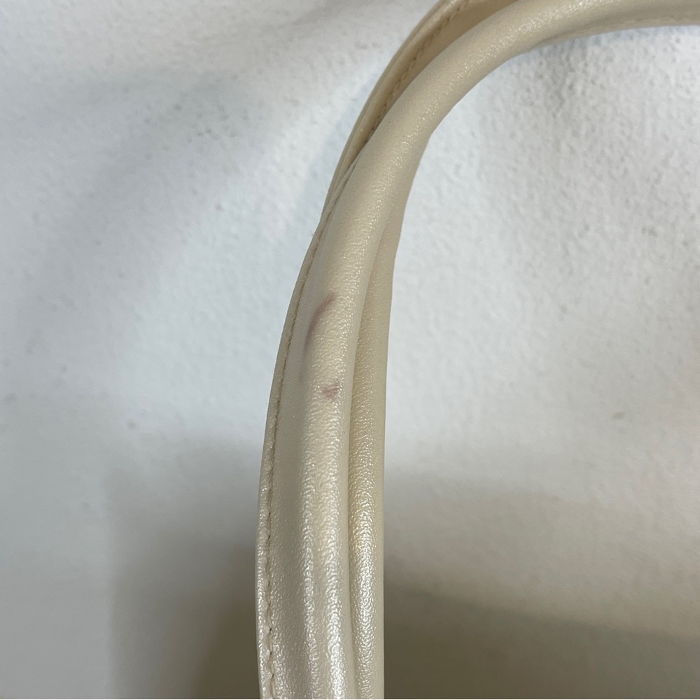 Escada Sunset Boulevard Cream Ivory Tote Handbag - Picture 8 of 16